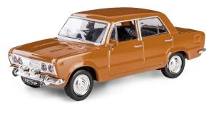 Fiat 125p Polish/Italian Vintage Car Model Diecast Brown1:43 Scale Daffi