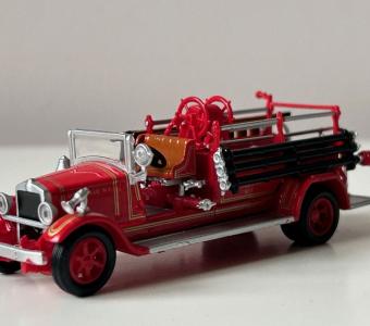 1932 Buffalo Type 50 USA Fire Brigade Car Truck Model Toy Diecast Amercom 1:64