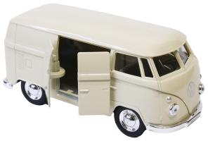1963 Volkswagen T1 Bus Germany Car Model Toy Grey Diecast 1:34-1:39 Welly