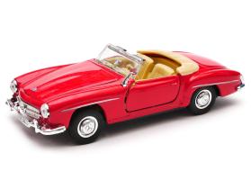 1955 Mercedes-Benz 190SL Germany  Car Model Red Diecast 1:34 Welly