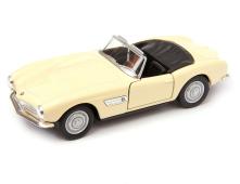 BMW 507 Germany Legendary Sports Car Model Cream Diecast Toy 1:34 Welly