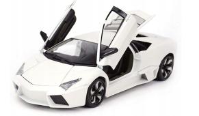 Lamborghini Reventón Italian Sports Car Model White Diecast 1:24 Scale Bburago