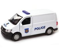 Volkswagen T6 Transporter Van Police Germany Car Model Diecast 1:34