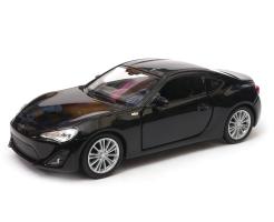 Toyota 86 Japanese Sports Car Model Toy Black Diecast 1:34-1:39 Scale Welly