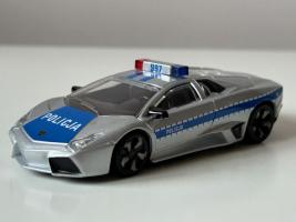 Lamborghini Reventon Italian/Polish Police Car Model Metal Diecast Toy 1:43