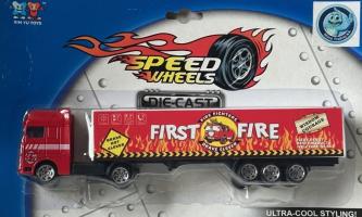 Speed Wheels Lorry/Truck with Trailer Model Diecast Toy 1:87-1:102 Scale (20 cm)