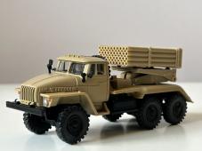 BM-21 Grad 1976 Soviet Union Military Rocket Launcher Truck Model Diecast 1:72