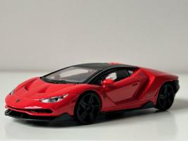 Lamborghini Centenario Italian Sports Car Model Diecast Red 1:43 Scale Bburago