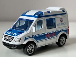 Police City Patrol Car Van Model Diecast Toy 1:50-1:60 Scale