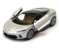 McLaren GT Luxury British Sports Car Model Metal Silver Diecast Toy 1:34 Welly