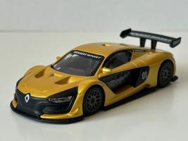 Renault Sport RS01 Race Rally Car Model Yellow Diecast Toy 1:43 Scale Bburago