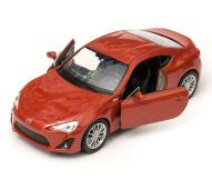 Toyota 86 Japanese Sports Car Model Toy Orange Diecast 1:34-1:39 Scale Welly