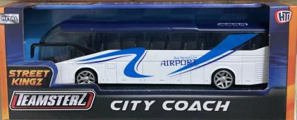 City Bus Coach Airport Service Model Toy Diecast 1:43-1:64 Scale Teamsterz