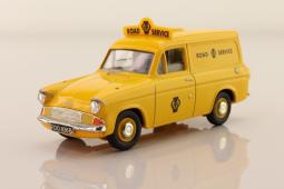 Ford Anglia Van Road Service British Vintage Car Model Diecast Toy 1:43 Vanguards