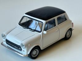 Mini Cooper 1300 British Legendary Car Model Metal Diecast Toy White 1:43 Welly