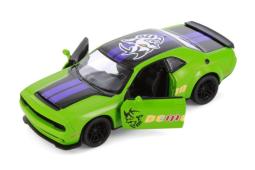 2023 Dodge Challenger Demon 170 Model Car Diecast Toy Green 1:40 Scale Kinsmart