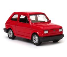 Fiat 126p Red Model Diecast 1:60 Scale Welly