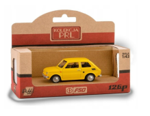 Fiat 126P "Maluch" Polish Vintage Car Model Diecast Yellow 1:43 Daffi