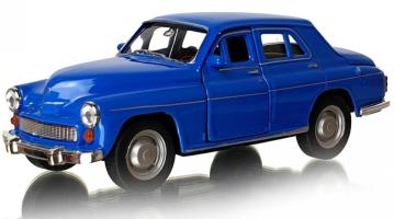 Warszawa 224 Legendary Polish Car Model Blue Diecast 1:43 Welly