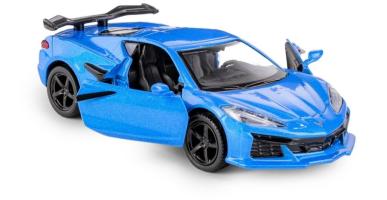 Chevrolet Corvette Z06 Car SportsModel Toy Diecast Blue RMZ City 1:34-1:39 Scale