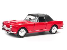 Alfa Romeo 2600 Spider Italian Car Model Diecast Red 1:34-1:39 Welly