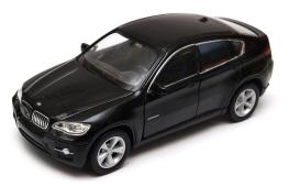 BMW X6 Germany Luxury Car Model Diecast Black 1:34 Welly Opening Doors