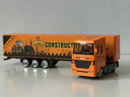 Truck/Lorry Transporter Construction Model Diecast Toy Probably 1:87-1:102 Scale