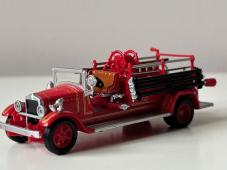 1932 Buffalo Type 50 USA Fire Brigade Car Truck Model Toy Diecast Amercom 1:64