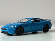 Jaguar XKR-S British Grand Tourer Car Model Metal Diecast Toy Blue 1:43 Welly