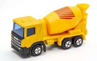 Scania P320 Concrete Mixer Lorry Truck Model Diecast 1:102 Welly