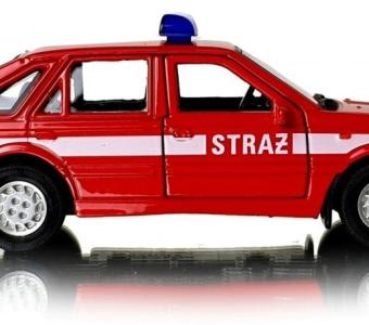 Polonez Caro Fire Brigade Legendary Polish Car Model Red Diecast 1:43 Welly