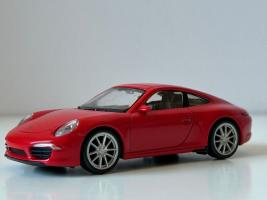 Porsche 911 Carrera S Germany Car Model Metal Diecast Toy Red 1:43 Welly