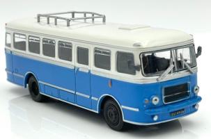 SAN H100A Iconic Bus PRL Vintage Polish Car Model Diecast Blue DeAgostini 1:72