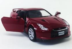 2009 Nissan GT-R R35 Japanese Car Model Diecast Red Toy 1:36 Kinsmart