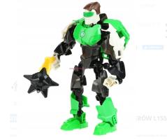 City Heroes Green Lantern Robot Warrior Blocks Children Gift