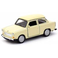 Trabant 601 East German Legendary Car Model Cream Diecast 1:34 Welly