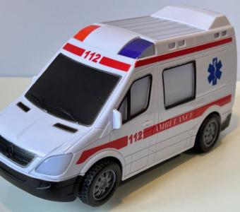 Electric Ambulance Car Model Function Try My Sounds Light Toy Moved Forward