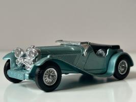 1936 Jaguar SS100 British Legendary Car Model Diecast Matchbox Toy 1:38 Scale