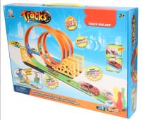 DIY Self-Built Track Racing Game Loop & Launcher 360 Rotation Toy Gift Children