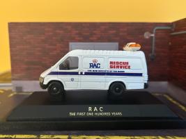 100 Years RAC Rescue Service Car Van Transit Model Diecast Toy 1:72