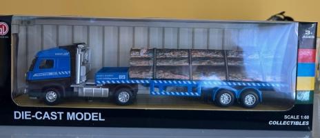 Lorry/Truck Transport Wood Model Diecast Toy New in Box 1:60 Scale