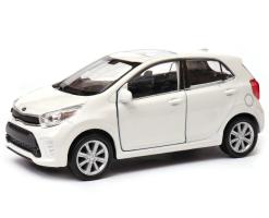 KIA All New Picanto Korean Family Car Model Toy Diecast White 1:34-1:39 Welly