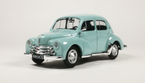 Renault 4CV Vintage French Car Model Diecast Amercom 1:43