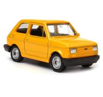 Fiat 126p Yellow Model Diecast 1:60 Scale Welly