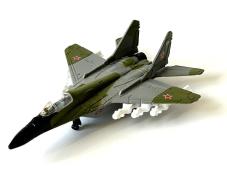 MIG-29 Fulcrum Air Fighter Aircraft Model Toy Diecast Maisto 1:100 Scale