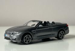 BMW M4 Germany Sports Car Model Diecast Silver 1:43 Scale Bburago