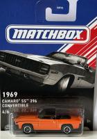 1969 CamaroSS 396 American Classic Model Toy Car Diecast 1:64 Scale Matchbox