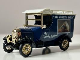 Bull Nose Morris Van His Master's Voice British Car Model Diecast Days Gone