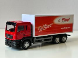 Transporter Truck/Lorry MAN TGS Fliegle Model Diecast Toy Red RMZ City 1:64