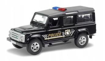 Land Rover Defender Police British Car Model Diecast RMZ City Toy 1:34